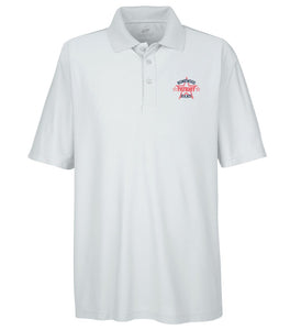Three Star Logo Men's Performance Golf Shirt